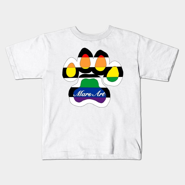 Straight Ally Pride Flag Kids T-Shirt by MarsArt